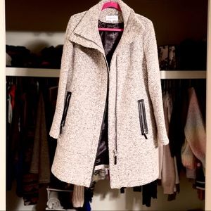 Calvin Klein Wool Blend Peacoat